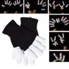 Favor Favor Levado Luvas Fase Desempenho Luminosas Luvas Coloridas Costume Props Bright LED Luzinosa Halloween Christmas Fontes