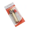 2020 Ny Creative Bullet Flint Lighter Compact Kerose Lighter Keychain Hängande Sliphjul Vindskydd Lättare Gåva För Man Dekoration