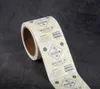 Индивидуальные открытый PVC Безопасный разум предупреждение Клейные этикетки с логотипом Прочный печатный ролл-лейбл для рекламной наклейки