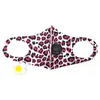 Unisex Face Mask With Valve Anti Dust Respirator Camo Face Masks Washable Reusable Ice Silk Cotton Plaid Leopard Designer Face Masks CYZ2555