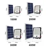 Solar-Flutlicht-Kamera, 1080P, APP-Steuerung, 100 W, 200 W, 300 W, 400 W, akustische Warnung, Sicherheitsbeleuchtung für den Hausgarten, 16 G, 32 G, 64 G, 128 G