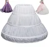 Kids Wedding Underskirt Girl Children Petticoat 3 Hoops One Layer Kids Crinoline Lace Trim Flower Girl Robe9993537