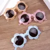 Lunettes de soleil pour enfants Cadre de tournesol Filles Lunettes Bébé Garçon Lunettes de soleil Enfants Lunettes de plage Mode Acétate Enfants Accessoires LSK426