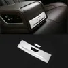 Car Styling Rear Armrest Box Panel Decoration Stickers Trim For BMW 5 Series G30 2018-2020 Stainless Steel Interior Accessories