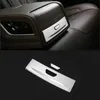 Car Styling Bracciolo Posteriore Box Pannello Decorazione Adesivi Trim Per BMW Serie 5 G30 2018-2020 Accessori Interni In Acciaio Inox