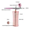 فوهة البخاخة العمل المزدوج كيت ضاغط فرشاة المحمولة الهواء الطلاء بندقية رش للفن الأظافر الوشم كعكة أداة الجمال الترطيب