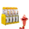 110V 220V Electric Snow melting making machine Four cylind 48L Snow mud making machine commerical slush machine for sale