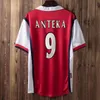 86 07 Retro Henry Bergkamp Soccer Jerseys 94 97 Vieira Merson Adams Vieira Home Away Football Shirt dla dorosłych krótkie długie rękawy