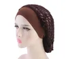 Stor Net Night Day Sova Cap Bonnet för Women Fashion Ladies Girls Wide Band Crocheted Slouchy Hat Bästsäljning