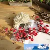 Offre spéciale fleurs en soie artificielle fleur de prunier Bouquet de mariage décor de fête maison jardin café décoration fleur de prunier