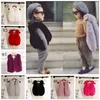 Baby Girls Waistcoat Furry Toddler Girl Vest Coats Solid Spädbarn Tjej Ärmlös Outwear Vinter Barnkläder 7 färger BT4588