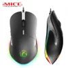 iMICE X6 USB Wired Gaming Mouse 6 Buttons 6400DPI RGB LED Optical Wired Cable Gamer Mouse For Computer Laptop Professional Game Mice