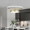 Lustre LED pour salle à manger salle de cuisine lustres décoratifs d'intérieur éclairage noir doré étude chambre d'hôtel droplight