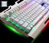 G700 wired optical usb metal mouse and keyboard set gaming keyboard and mouse Combos free shipping