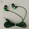 300 stks/perceel 3,5 mm oortelefoon universele 3,5 mm in-ear oortelefoons gevlochten oortelefoons headset hoofdtelefoon voor Samsung iPhone HTC