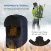 Outdoor Windproof Warm Hat Men Women Winter Warm Hat Ear Flap Chin Strap Neck Warmer Trapper With Detachable Mask