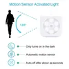 PIR Motion Sensor Wireless Magnetic Battery Powered Closet Light Auto ON / OFF Smart Inomhusbelysning LED under skåpljus