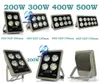 LED Floodlight COB 200W 300W 400W 500W Reflektor Flood Lighting Spotlight AC 85-265V Vattentät Utomhus Gargen Vägglampa