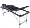Michen 1pc 3 Abschnitte Falten Aluminiumrohr Spa Bodybuilding Massage Tisch Kit Black258p