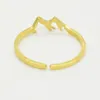 Moda minúsculo anel de montanha anéis de manguito aberto para mulheres meninas presentes de aniversário ajustável jóias de escalada de rocha