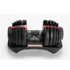 Verstelbare halter 2.5-24KG Fitness Trainingen Dumbbells Gewichten Bouw uw spieren Sport Fitnessbenodigdheden Apparatuur ZZA2196 Zee verzending