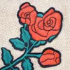 1ペア素敵な刺繍の花パッチバッジ服の刺繍パッチ服の刺繍パッチ服の帽子帽子を縫う