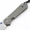 Chris Reeve Sebenza 21/25 tytanowy nóż składany Tanto D2/S35VN ostrze odkryty Camping EDC survivalowy nóż myśliwski narzędzie
