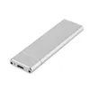M2 SSD Case USB 3.1 Tipo C Para M.2 NGFF SSD Adaptador de Gabinete Disco Rígido Externo Tipo-C 3.1 B-chave