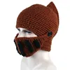Cycling Caps & Masks Men Novelty Mask Stretch Hat Fashion Casual Roman Knight Knit Cap Hair Loss Head Scarf Wrap Soft And Comfortable