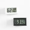 Mini Digital LCD Inomhustemperatur Sensor Fuktmätare Termometer Hygrometermätare Fahrenheit / Celsius för Humidors Garden jk2008kd