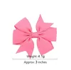 Girls Bow Hairs Clip 20 Design Solid Hair Bows Kids Headwear Baby Clips Girls Hair Clips