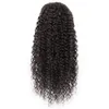 Brasiliansk Kinky Curly Human Hair Ponytail för Svart Kvinnor Drawstring Ponytail Human Hair Tillgänglig Klämma i Pony Tail Hair Extensions 140g