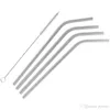 30oz / 20oz Wholesale Stainless Steel Smoking Accessories reusable drinking straw straight and bend tool silicone more different size