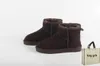Classique hiver chaud court Mini 58541 bottes de neige marque femmes populaire australie en cuir véritable mode chaussures pour femmes