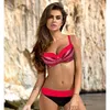 Essv listrado Bikinis Mulheres Swimwear Push Up Swimsuits Halter Top Sexy Brasil Bikini Set Summer Beach Ternos de Banho S ~ XXL