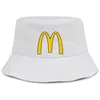 História da moda do logotipo McDonald039s Unissex Hat de balde dobrável legal Fisherman Beach Visor vende Cap Bowler L20875484645