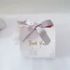 100st. Ny Creative Grey Marble Present Bag Box för fest Baby Shower Paper Chocolate Boxes Package Bröllop Favors Candy Boxes321426144