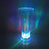 Bicchieri divertenti Tazza color arcobaleno Tazze LED lampeggianti Tazza d'acqua Bevanda fresca Birra Bicchieri da vino Bar Decorazione del partito Spedizione marittima DDA170