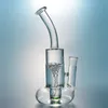 Bong in vetro da 10 pollici 188mm Giunto femmina Olio Dab Rigs Tornado Perc Narghilè Ciclone Percs Tubi dell'acqua con ciotola WP1467923508