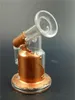 6 -calowy mini złoty platforma olejna szklana Bong Hookahs Perc Perc Mała rura wodna z miską 14 mm