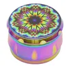 60mm Rainbow Grote Kruid Grinders 4 Laag Tobacco Grinder Goedkope Big Cali Crusher Grinder Diamond Herb Grinder te koop