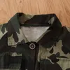 Outono Primavera Jaqueta Camuflada para Meninas Trench Coat Crianças Jaquetas Longas Casacos Sobretudos Roupas Infantis