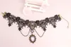 2020 Hot Selling European And American Gothic Retro Lace Necklaces Fake Collar Short Collarbone Jewelry Wholesale