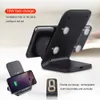 شعار مجاني 15W / 50W Qi Wireless Charger Stand for iPhone 17 16 15 15Pro 15Promax 14promax 14 13 12 11 Samsung S24 S23 S22 S9 Charging Dock Station Charger Charger