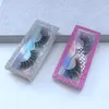 Glitter Rhinestone Lash Case 3D Mink Eyelashes Vide Boîtes d'emballage personnalisées Glitter Strass Lashes Cases Sans Cils GGA3220