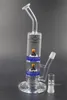 12.2 Inches Glas Bongs Hookahs Hill och Honeycomb Perc Percotalor DAP Rigs Bubbler för rökning Tillbehör