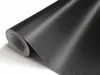 Hojas de película de envoltura de coche de envoltura de vinilo de fibra de carbono negro 3D con tamaño de drenaje de aire 1.52x3 0m / rollo 5x98ft