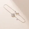 سوار شريط منزلق شجرة متألقة ل Pandora Real Sterling Silver Hand Chain Designer Jewelry for Women Girlfriend Hift Bracelets with Origin