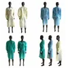 Dokunmamış Koruyucu Giyim Tek Kullanımlık İzolasyon Abiye Vestidos De Aislamiento Anti Toz Açık Koruyucu Giyim Tek Kullanımlık Yağmurluklar
