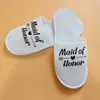 New Wedding Favors and Gifts Bride Slippers Bridesmaid Personalized Gift Wedding Gifts for Guests Souvenir Event Party Favors1202i